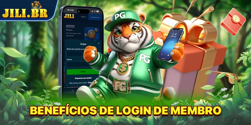 Benefícios de login de membro