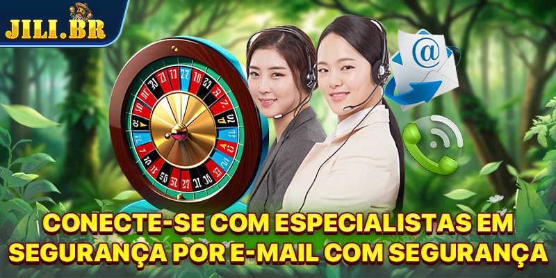 Conecte-se com especialistas em segurança por e-mail com segurança