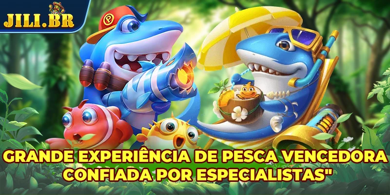 Grande experiência de pesca vencedora, confiada por especialistas